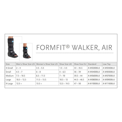 WALKER BOOT, AIR EQUALIZER TALL BLK MED