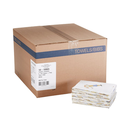 TOWEL, PRO 2PLY/POLY MCK KIDSPRNT 13X18