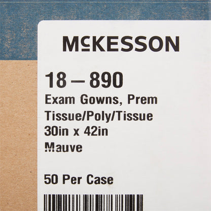 GOWN, EXAM T/P/T F/B OPN MAUVE30X42