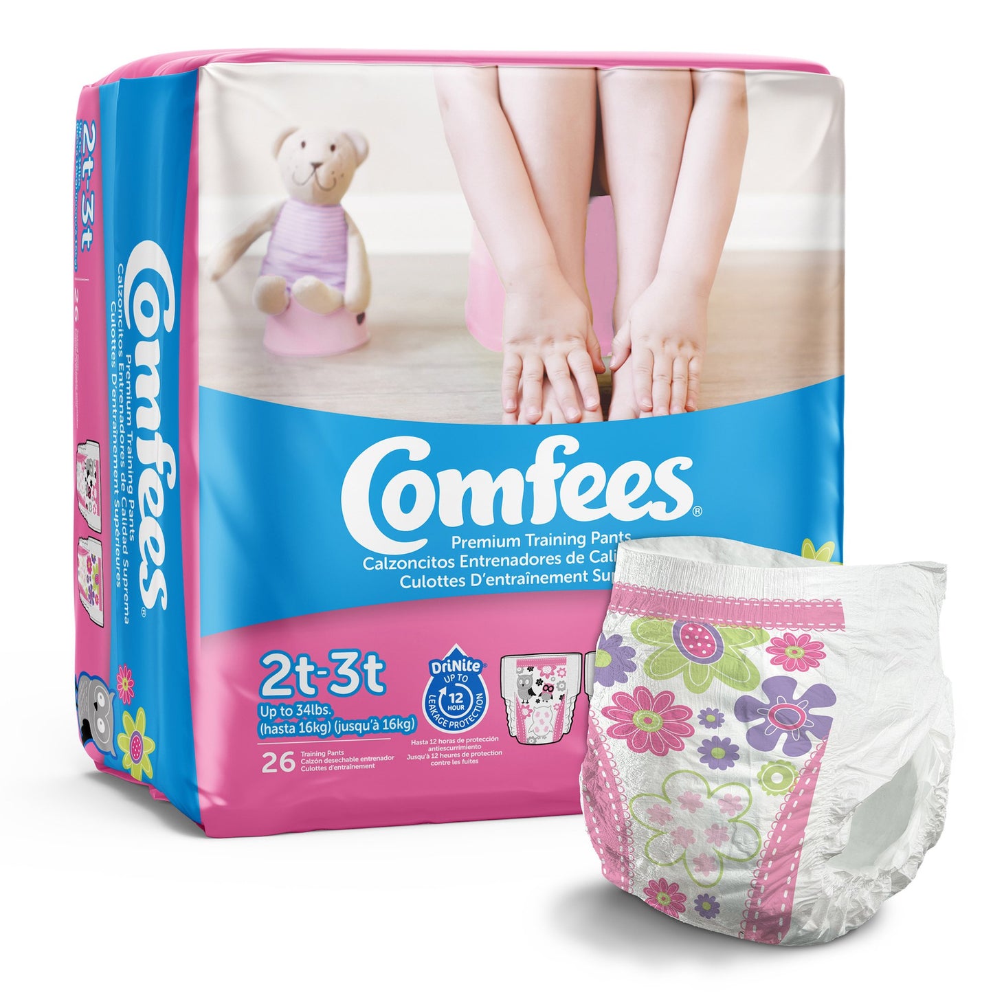 PANTS, TRAINING COMFEES GIRLSSZ2