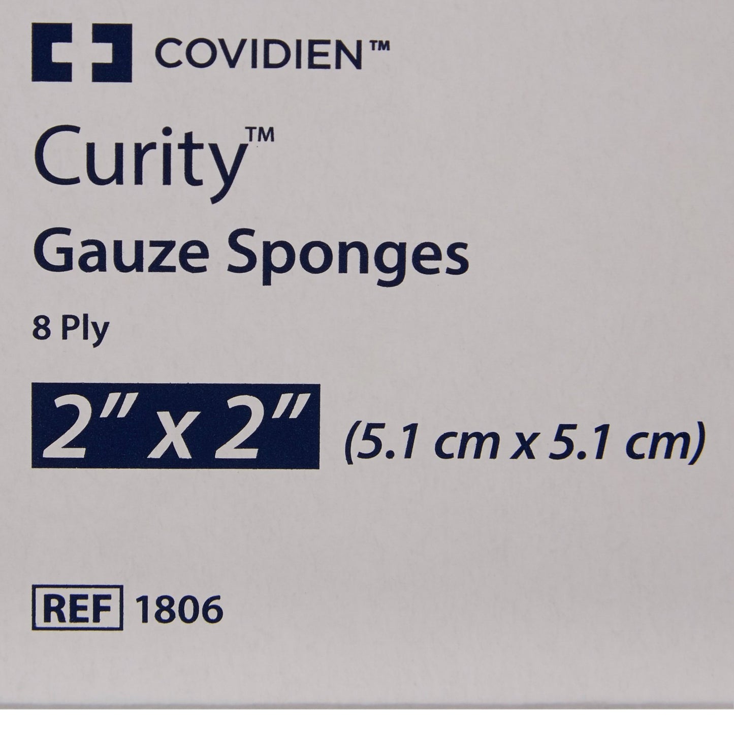 SPONGE, GAUZE 8PLY STR 2"X2"