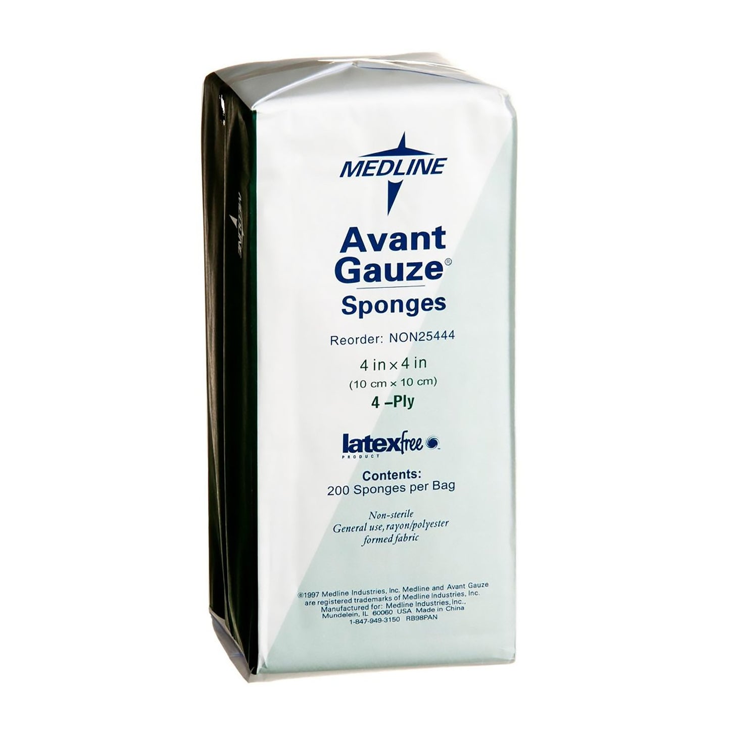 SPONGE, GAUZE AVANT 4PLY N/S 4"X4"