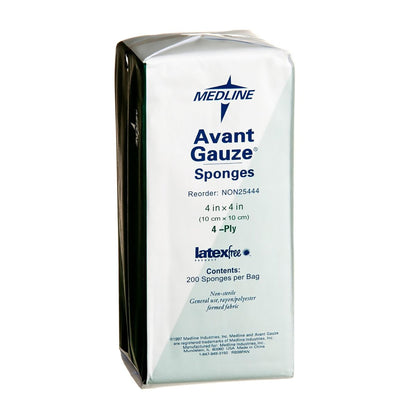 SPONGE, GAUZE AVANT 4PLY N/S 4"X4"