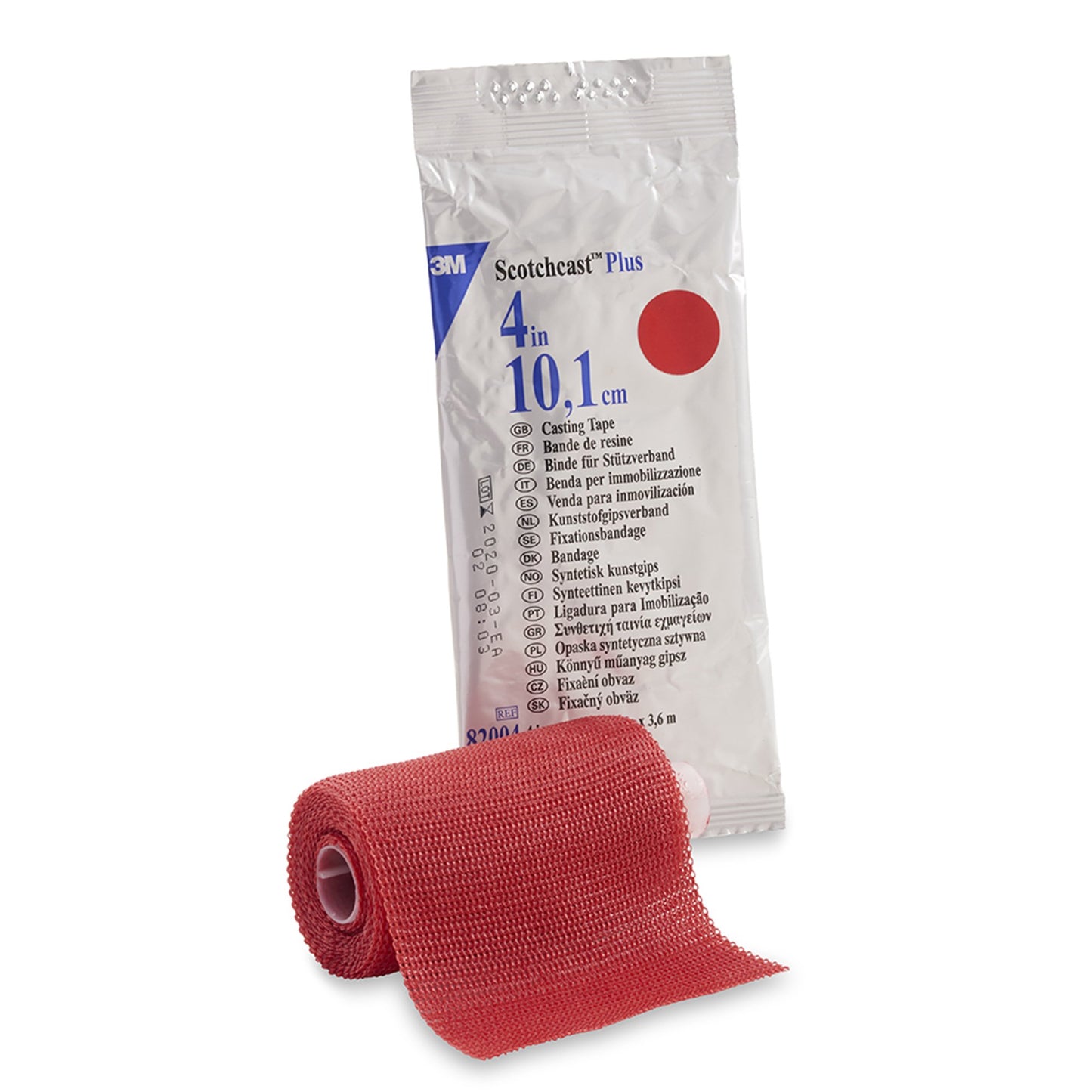TAPE, CAST SCOTCHCAST 4"X4YDSRED