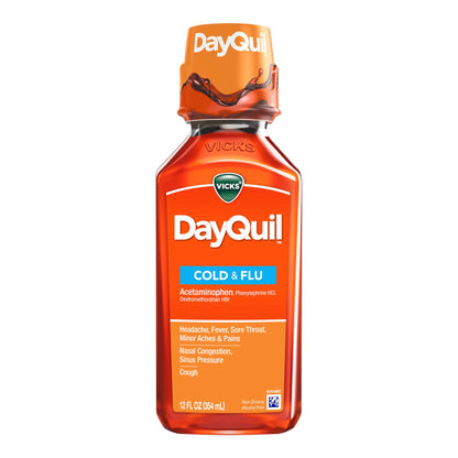 DAYQUIL, LIQ VICKS COLD & FLU12OZ
