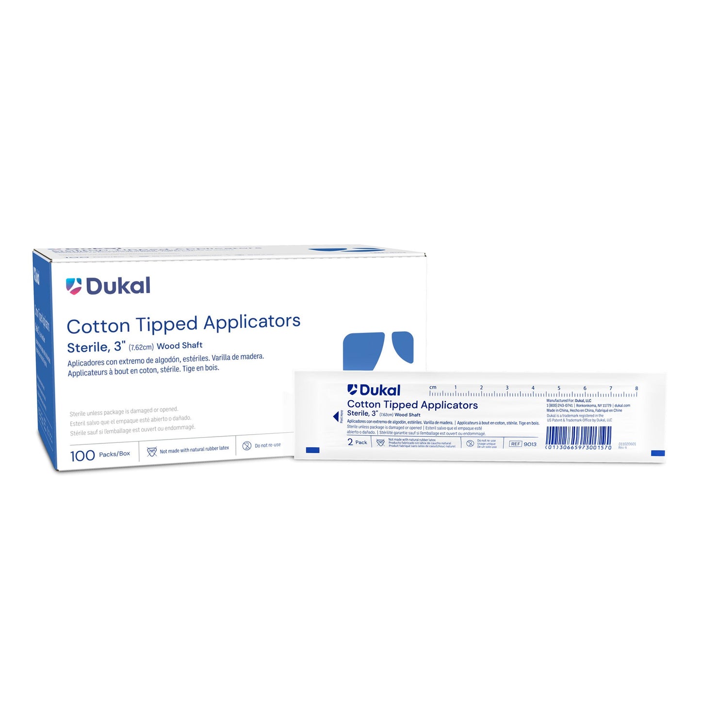 APPLICATOR, COTTON TIPPED ST 3"