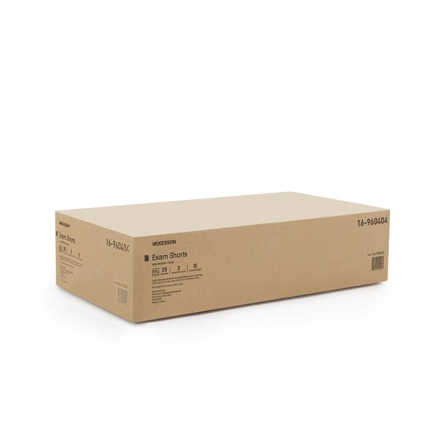 SHORTS, EXAM ORTHO BLU 2XLG UPTO 60"