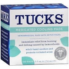 TUCKS, HEMORRHOIDAL PAD
