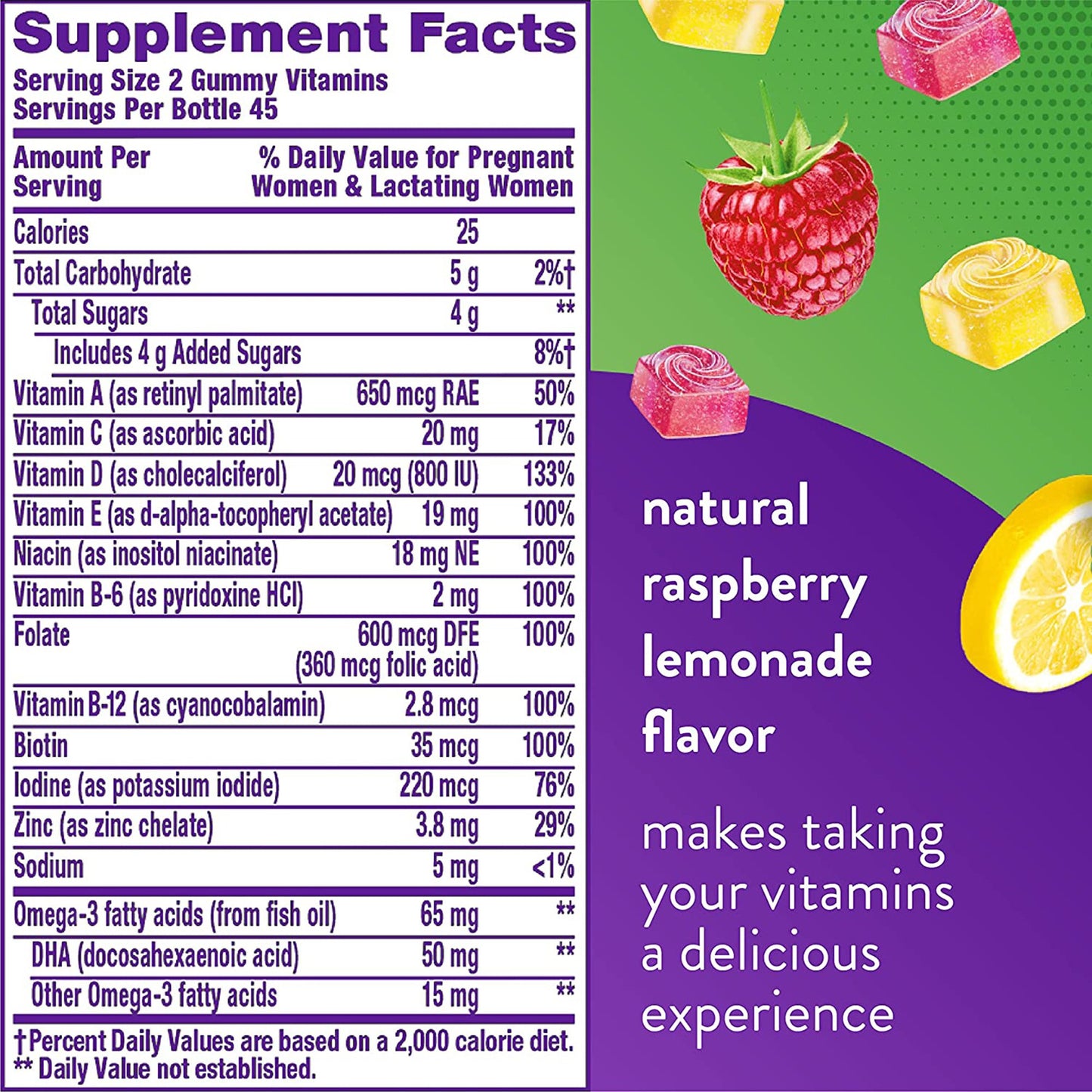 VITAFUSION, GUMMIES PRE-NATALASST FLAVORS