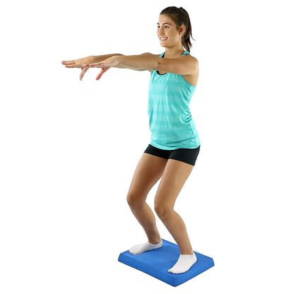 PAD, BALANCE ARMASPORT 16"X20"X2.5" BLU FABENT