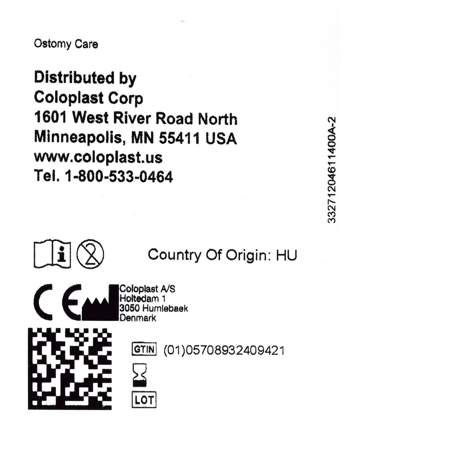 SEAL, F/OSTOMY POUCH BRAVA THICK 3/4"X2 1/4"