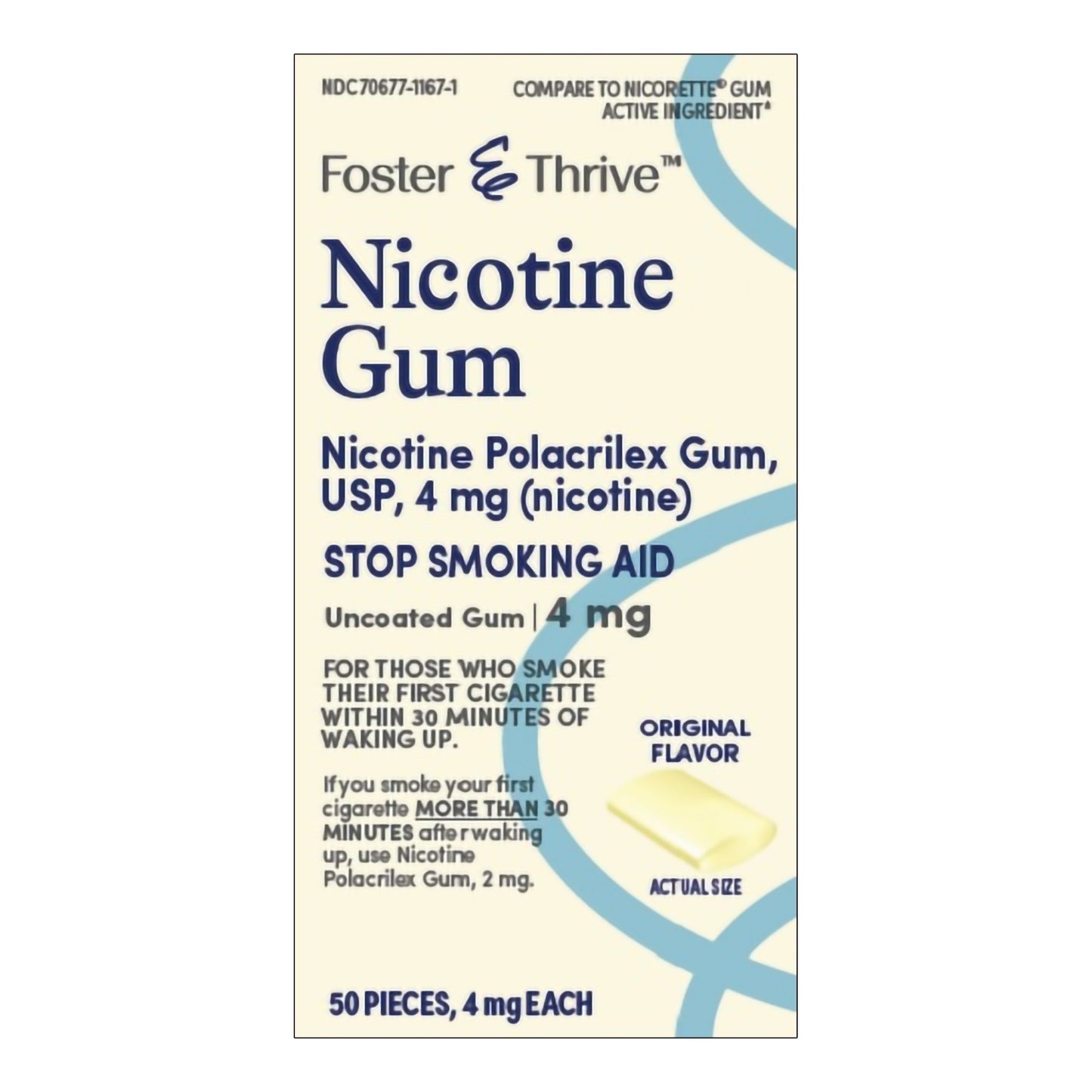 NICOTINE, GUM REFILL FT 4MG