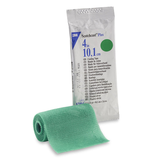 TAPE, CAST SCOTCHCAST 4"X4YDSGRN