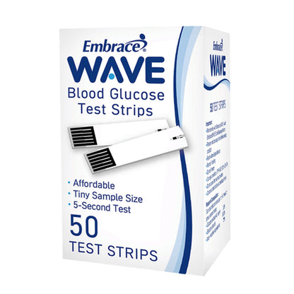 STRIP, TEST BLOOD GLUCOSE EMBRACEWAVE