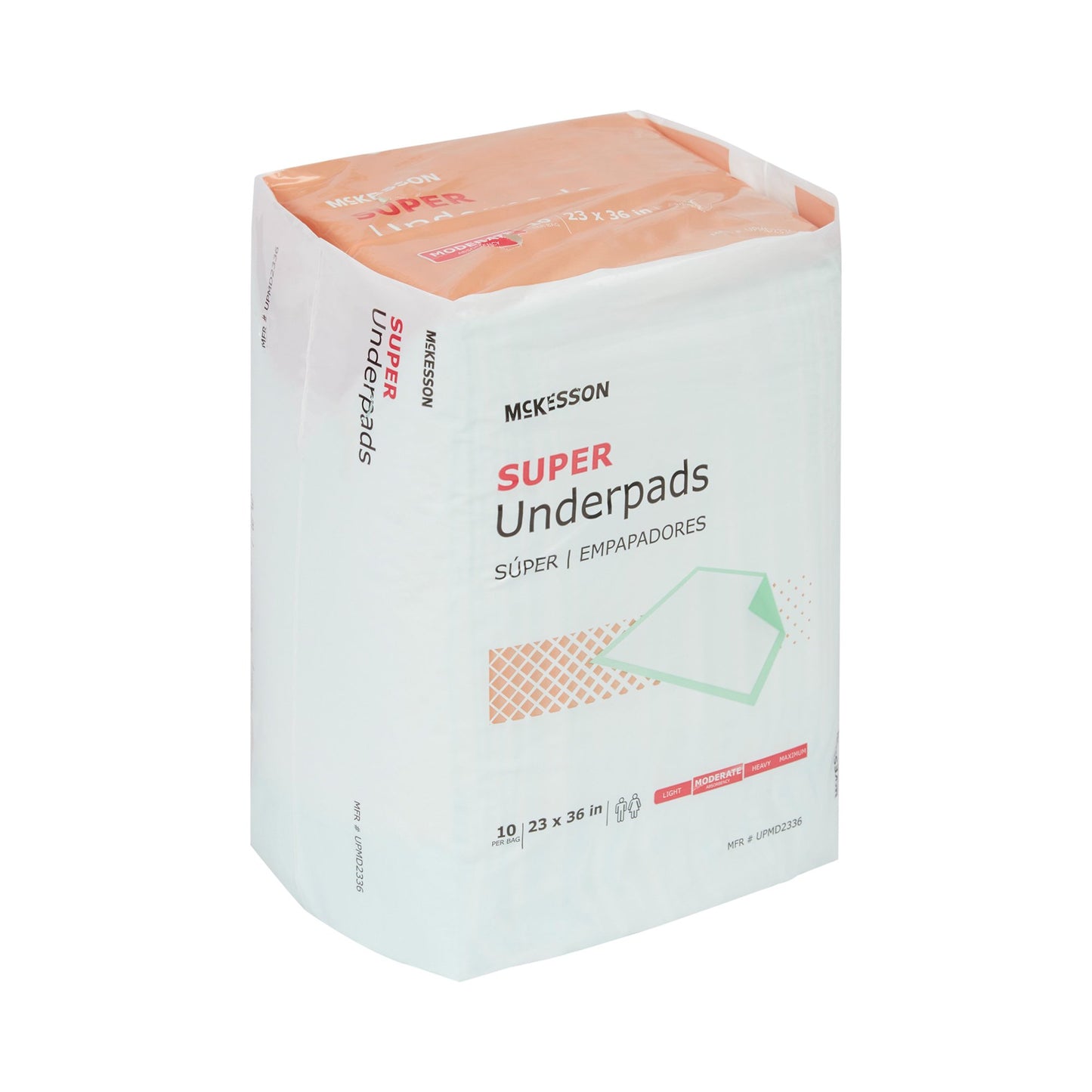 UNDERPAD, MODERATE ABSRB 23X36
