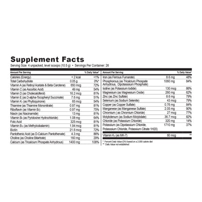 SUPPLEMENT, VIT/MIN NANO VN POWDER 9-18 YRS OLD
