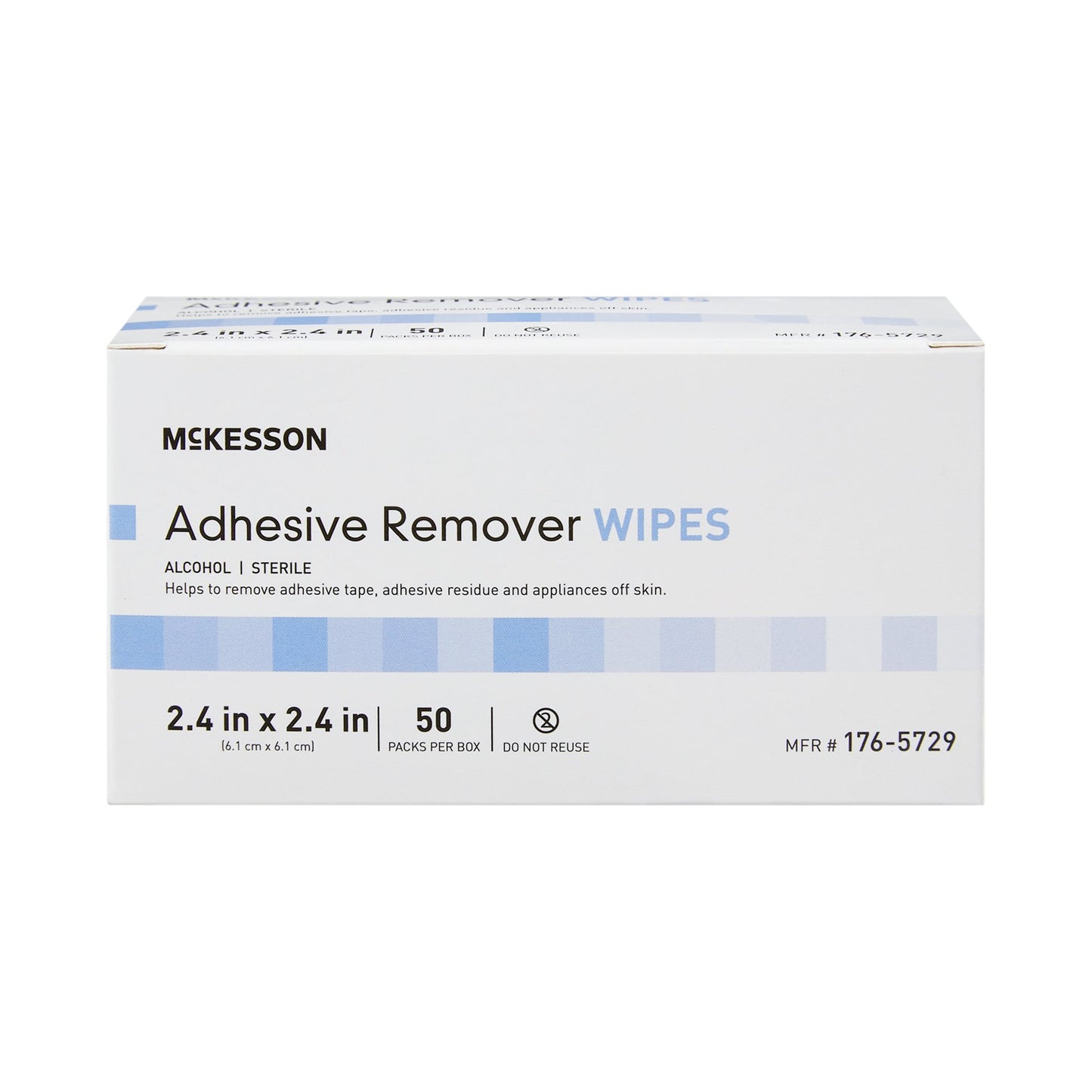 WIPE, ADH REMOVER 2.4"X2.4"