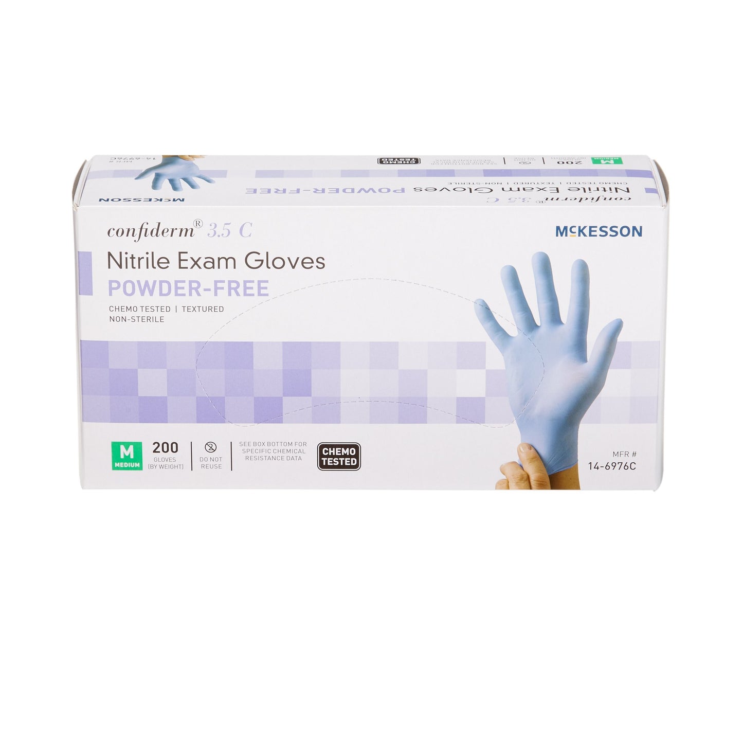 GLOVE, EXAM NTRL MED N/S CHEMO3.5C