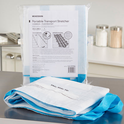 TRANSPORT SHEET, STRETCHER SFTWHT 1000LB CAP 40"X80"