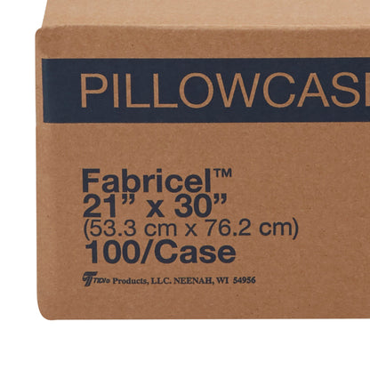 PILLOWCASE, FABRICEL/POLY WHT21X30