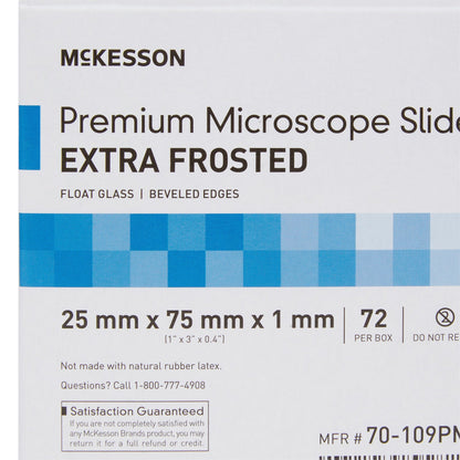 SLIDE, EXTRA-FROSTED PREMIUM 25X75X1MM