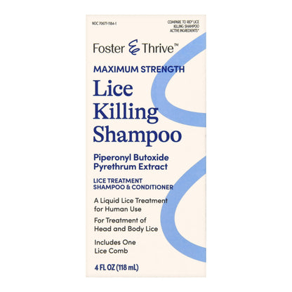 LICE TRTMT, SHAMPOO FT 4-0.33%4OZ
