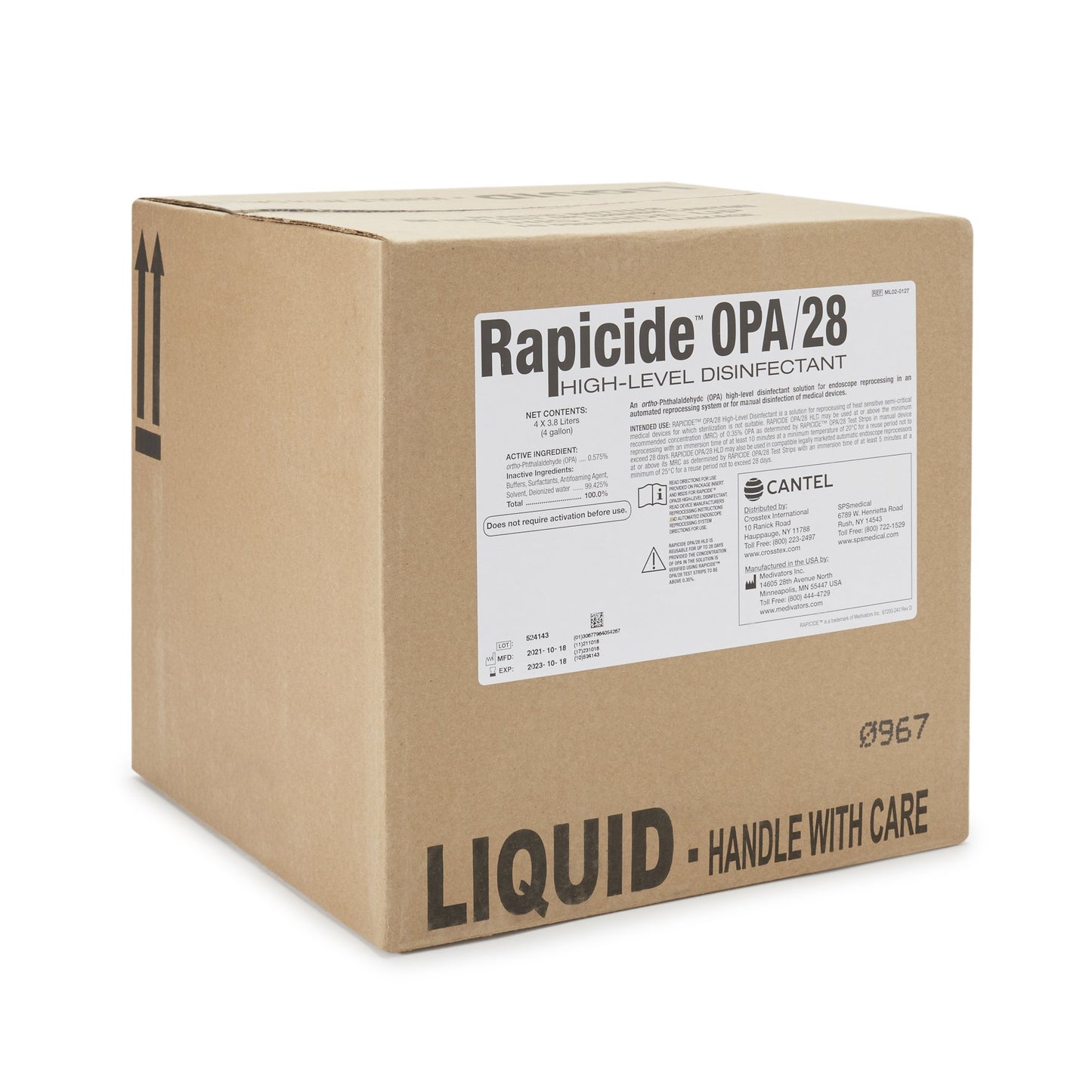 DISINFECTANT, ENDOSCOPE REPROCIDE HI LVL