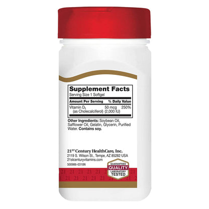 VITAMIN D, TAB 2000IU