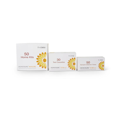 TEST KIT, IFOBT W/50COLLECTIONTUBES & 50MAILERS