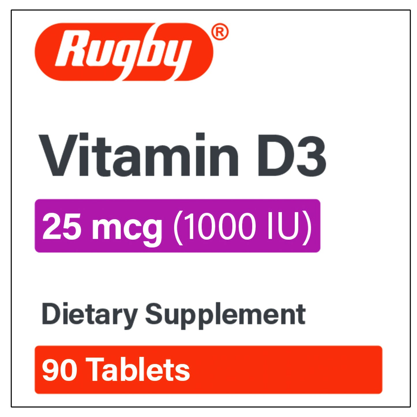 VITAMIN D3, TAB 25MCG