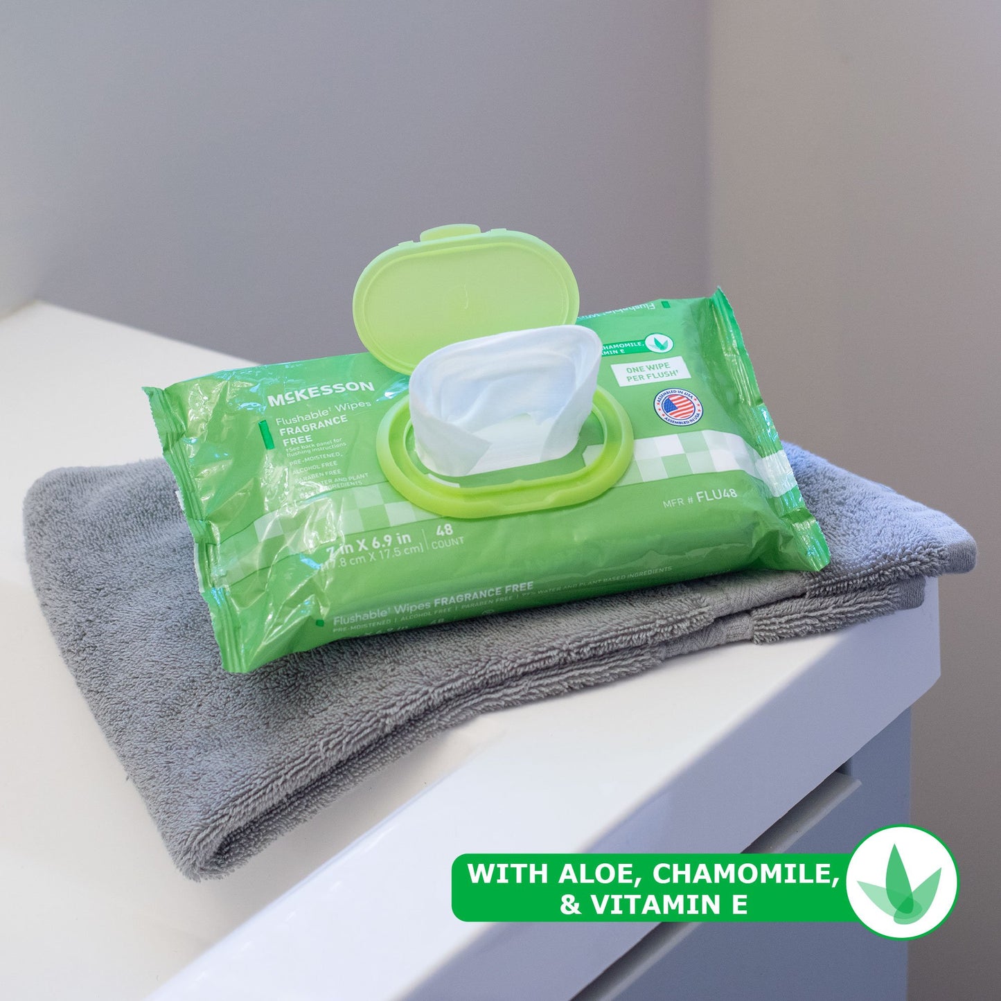 WIPE, WET FLUSHABLE UNSCNTED SFT PK W/LID