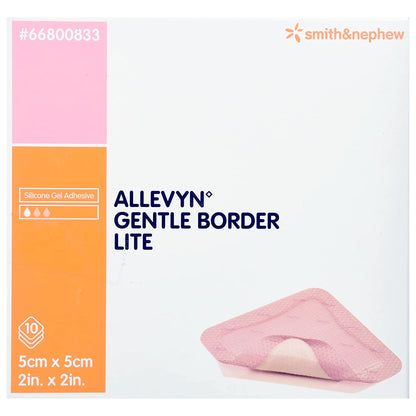 DRESSING, ALLEVYN BRDR LT 2X2"