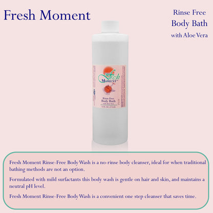 BODY WASH, RINSE FREE 16OZ