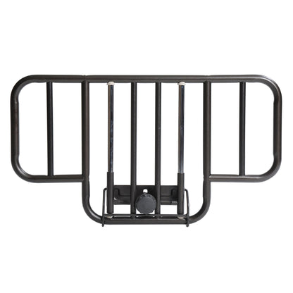 RAIL, BED HALF LNTH BRN/VEINDRVMED