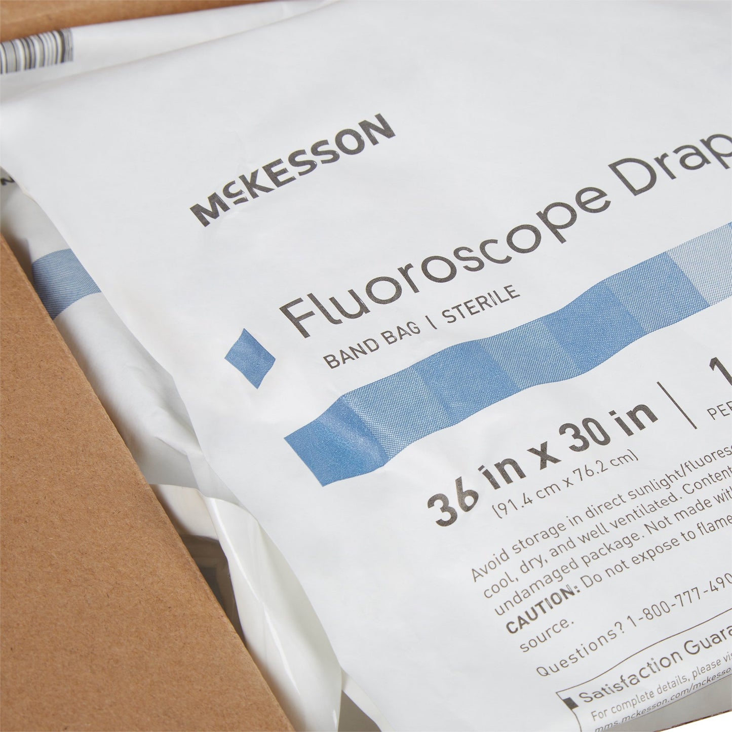 DRAPE, FLOUROSCOPE BAND BAG STR 36"X30"
