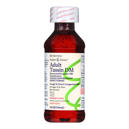 TUSSIN DM, LIQ FT SM ADLT 20-200MG 4OZ