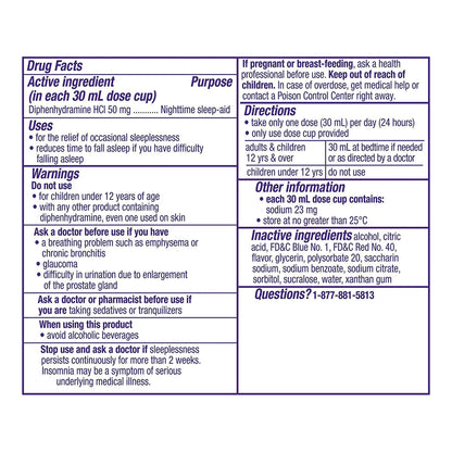 ZZZQUIL, LIQ SLEEP-AID NIGHT 6OZ 9PG