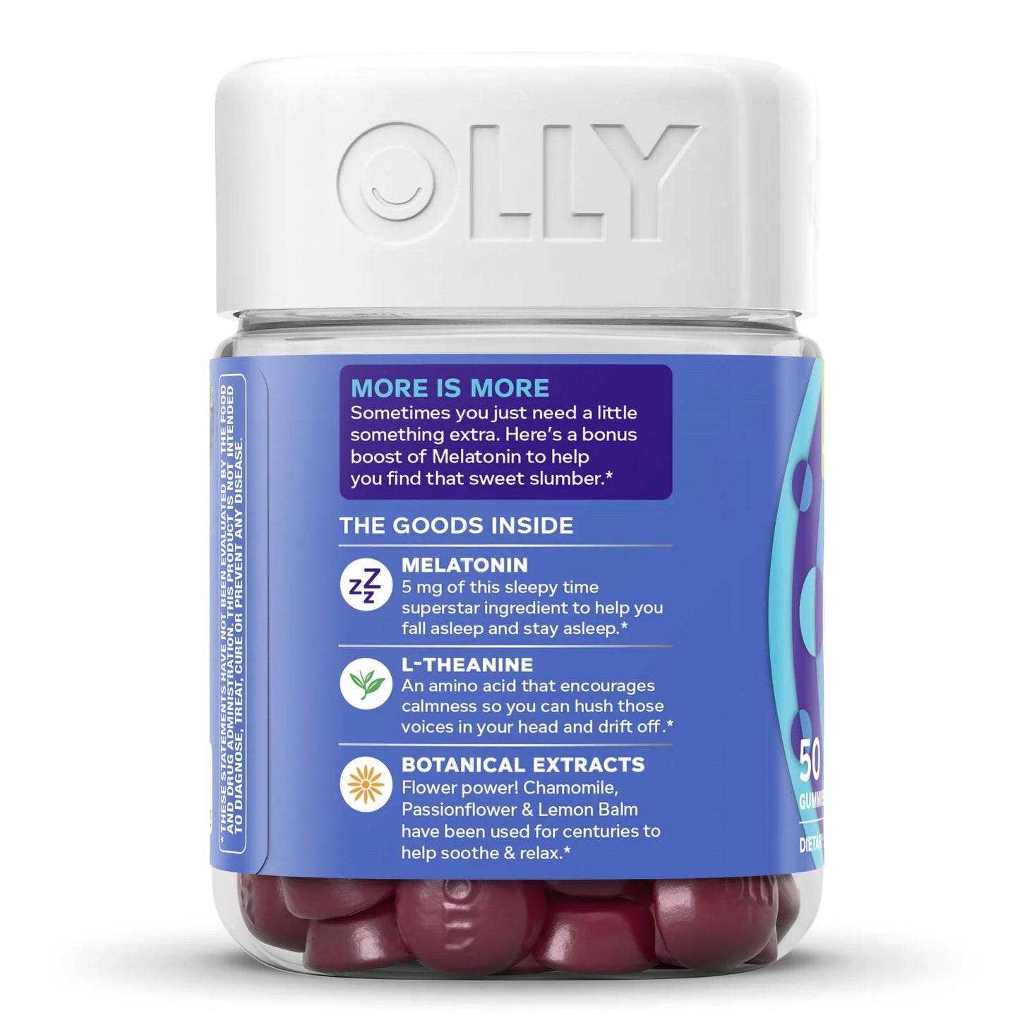OLLY, GUMMY SLEEP ZEN XS BLK BERRY