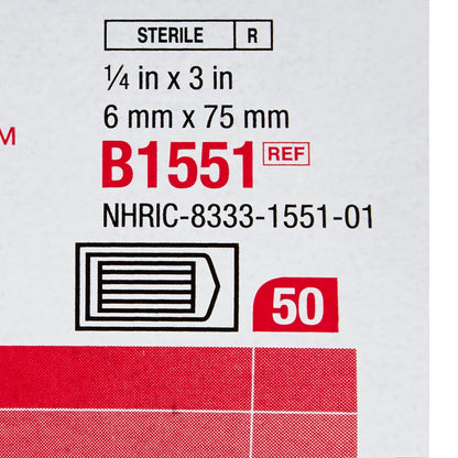 CLOSURE, STERI-STRIP SKIN TONE1/4"X3" 3S