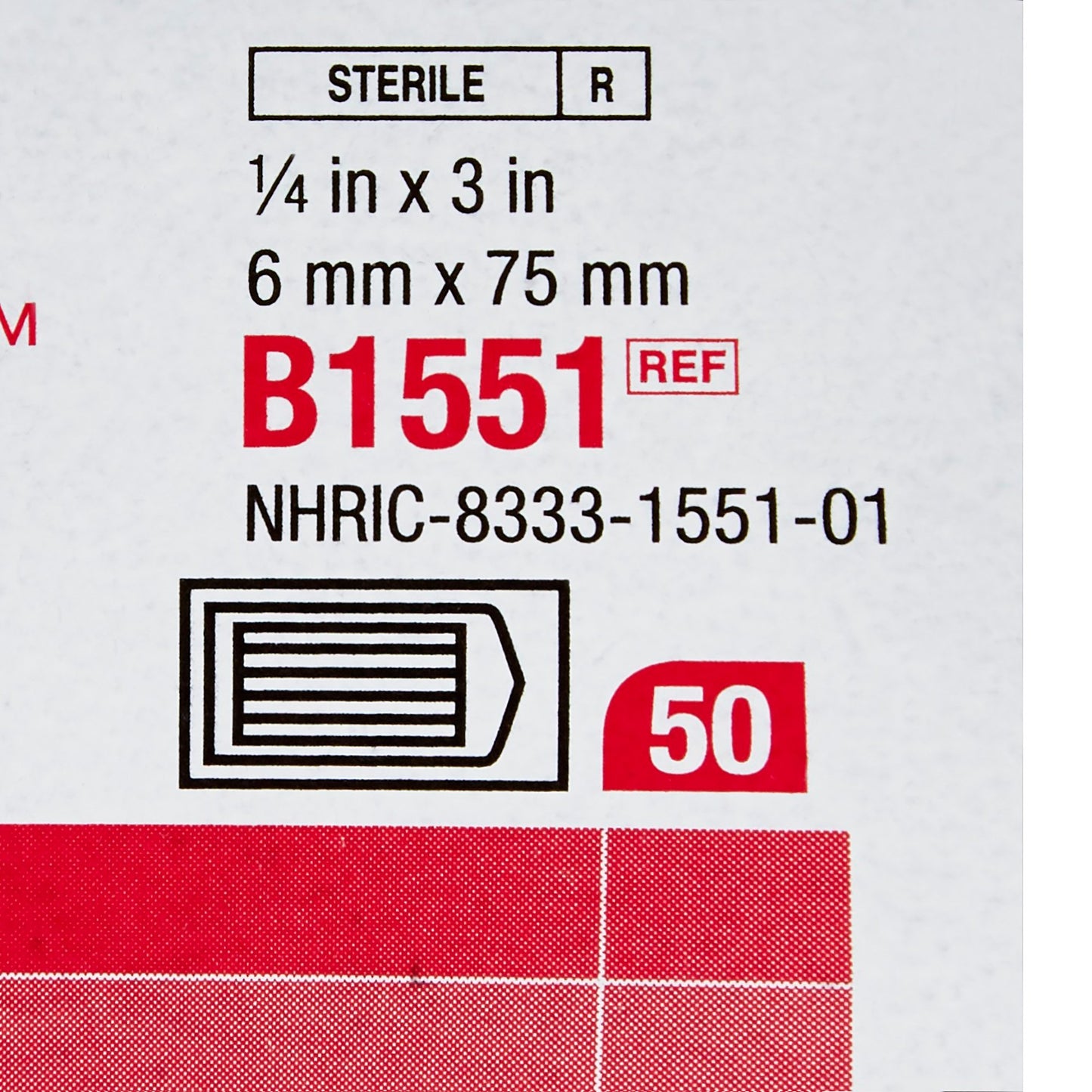 CLOSURE, STERI-STRIP SKIN TONE1/4"X3" 3S