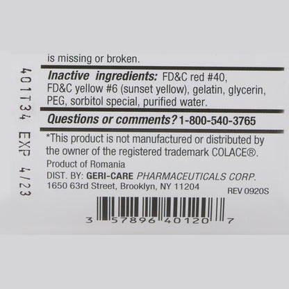 LAX DSS, SOFT GEL 100MG