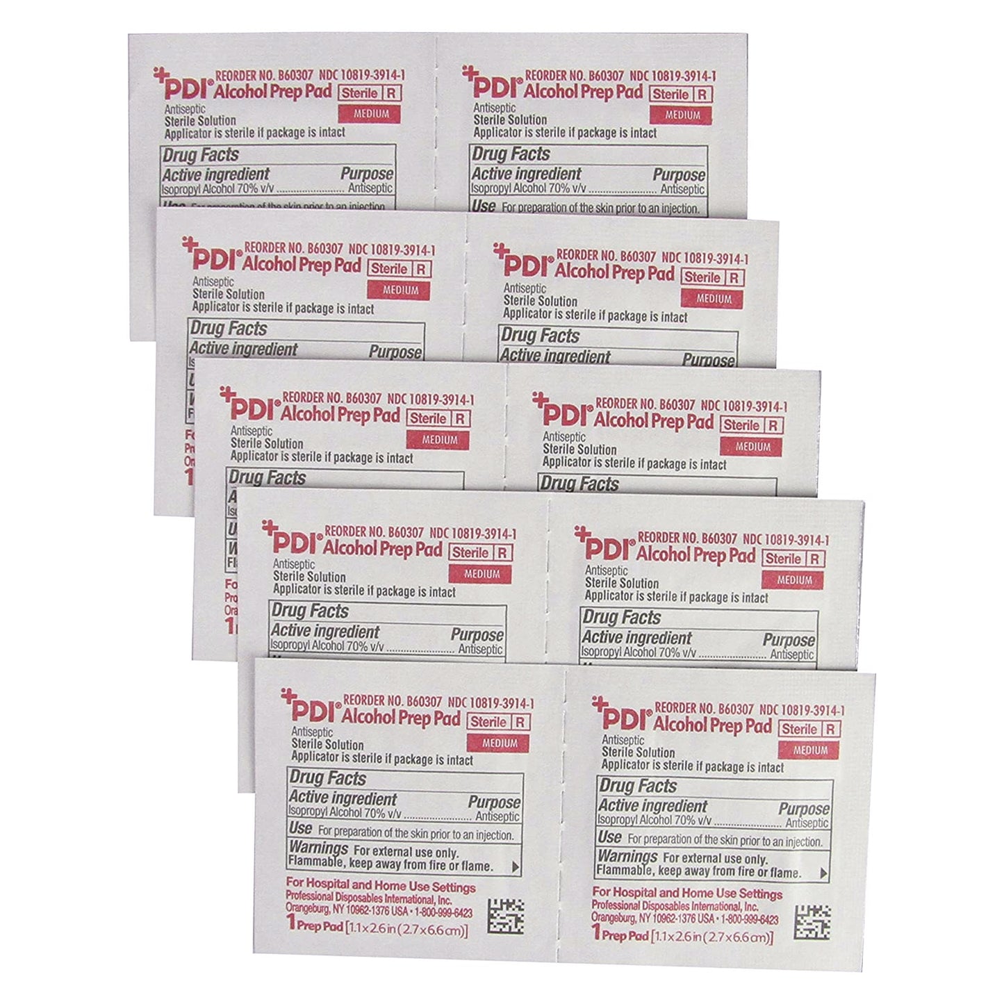 PAD, ALCOHOL PREP STR MED