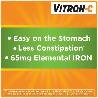 VITRON-C IRON+C, TAB 200-125MG