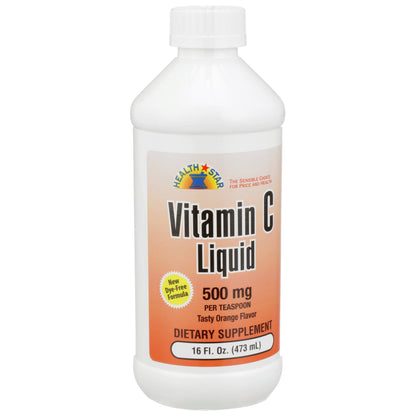 VITAMIN C, LIQ 500MG 16OZ