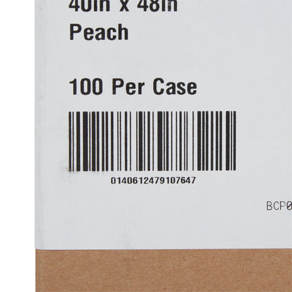SHEET, DRAPE 2PLY PEACH 40X48