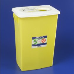 CONTAINER, SHARPS CHEMO YLW 18GL