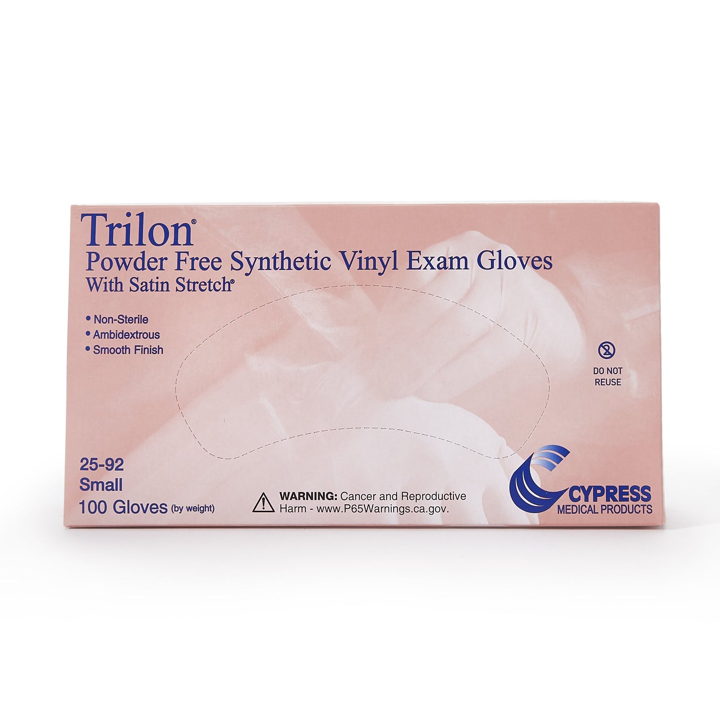 GLOVE, EXAM VNYL SM N/S TRILON