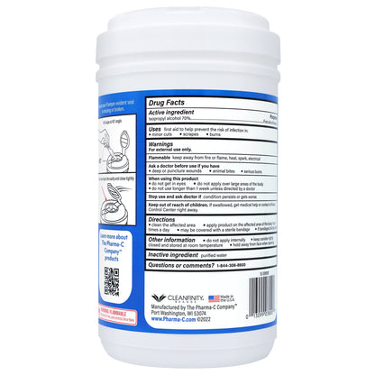 WIPE, WET PHARMA-C ISOPROPYL ALCOHOL 70%