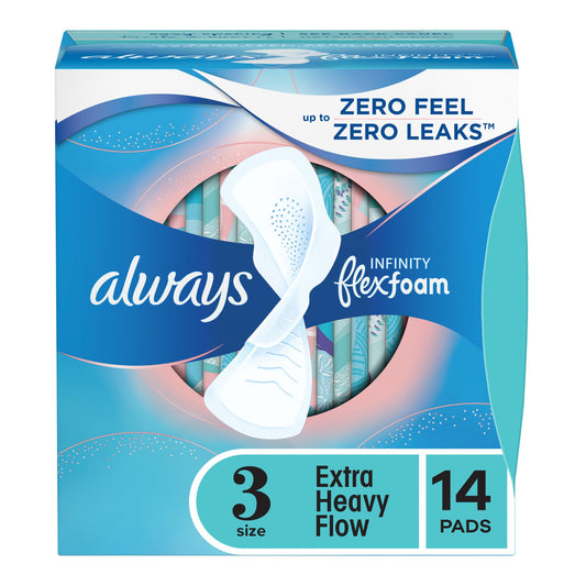 PAD, ALWAYS W/FLEXFOAM HVY FLOW SZ3