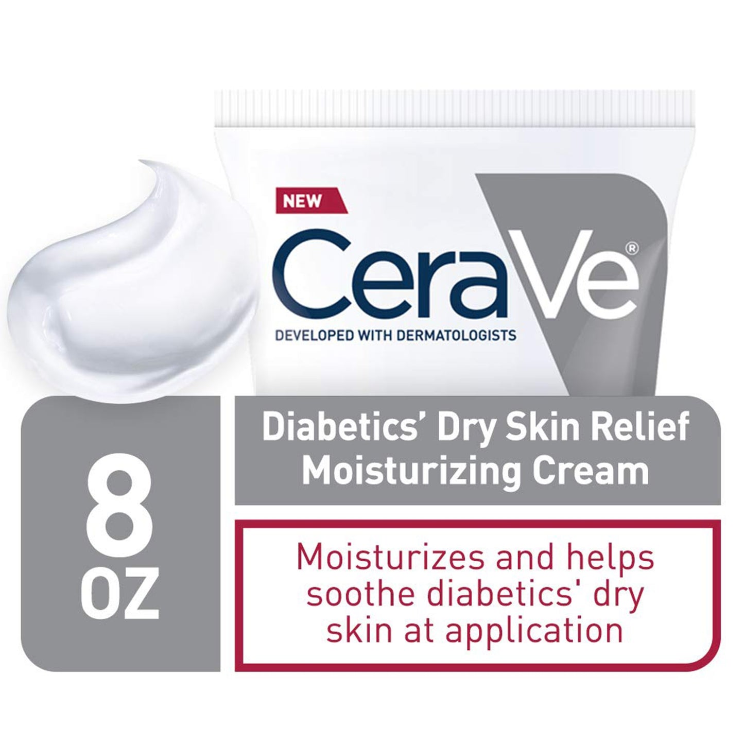 CERAVE, CRM DIABETIC SKIN THERAPY 8OZ